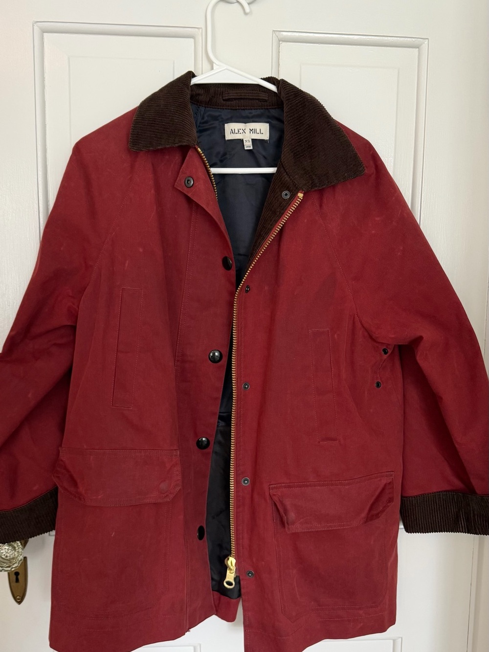Alex Mill Chiltern Street Jacket - Brick Red - Picture 2 of 5